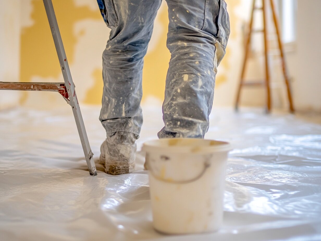 Abdeckmaterialien für Maler: Tipps für richtiges Abdecken & Abkleben