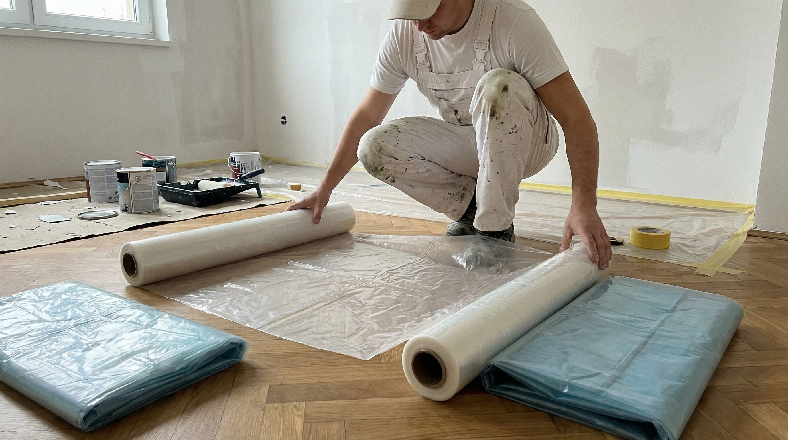 Abdeckfolie richtig wählen: HDPE, LDPE und die optimale Folienstärke