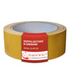 Rolle doppelseitiges Klebeband (50 mm x 25 Meter) von Abdeckfuchs24 mit starkem Kleber für vielseitige Anwendungen in Handwerk und Bau.