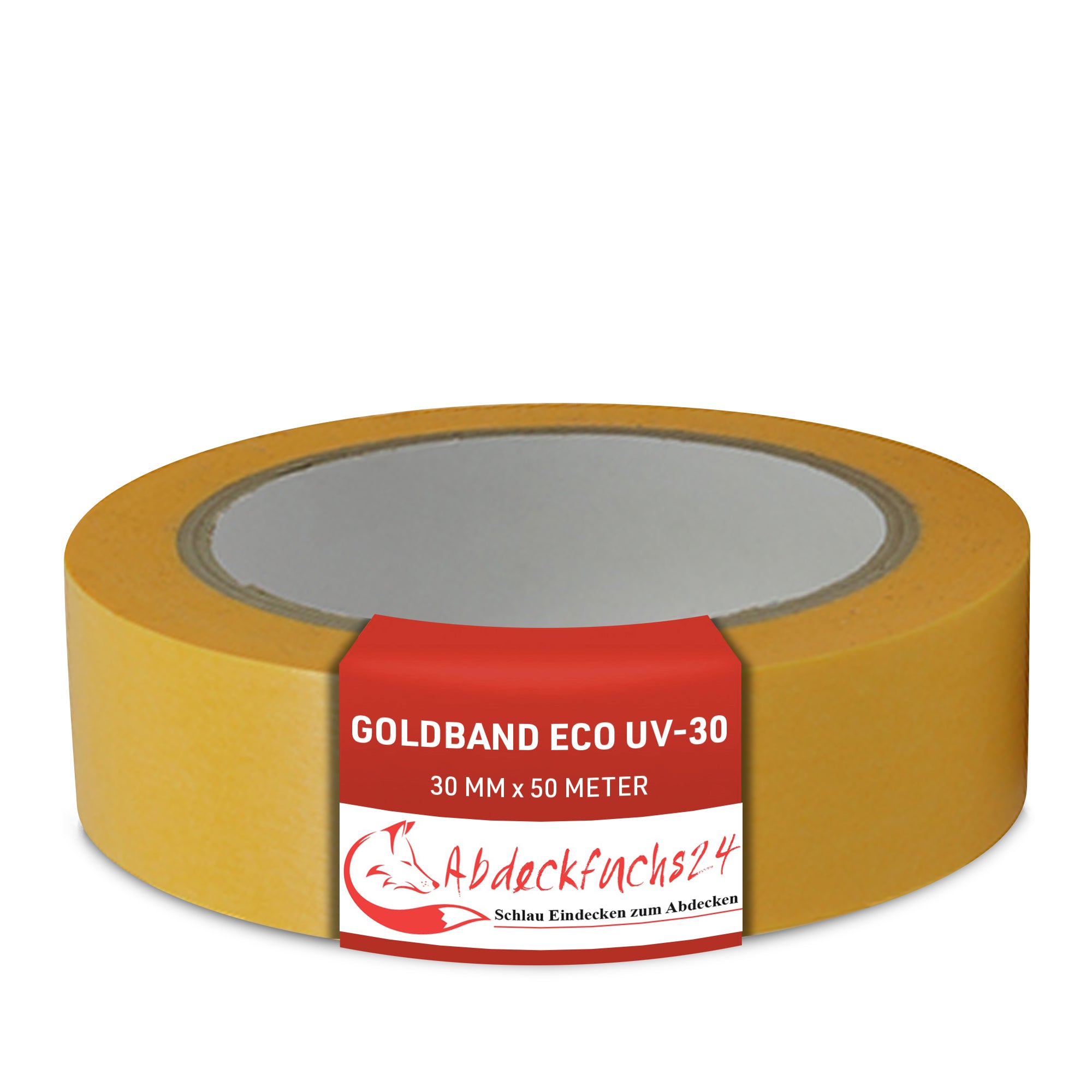 Goldband Klebeband Malerkrepp UV30 100° – Abdeckfuchs24