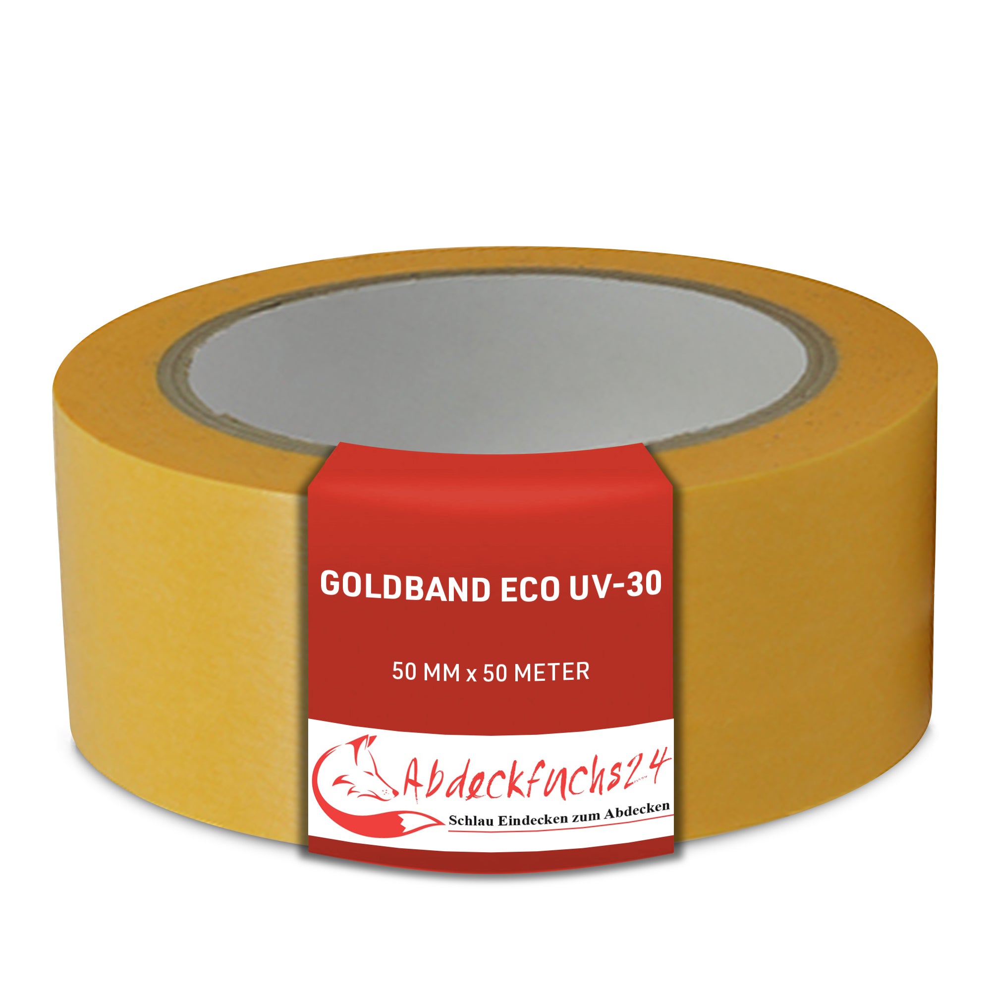 Goldband Klebeband Malerkrepp UV30 100° – Abdeckfuchs24