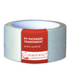 Transparente PP-Packbandrolle (50 mm x 66 Meter) von Abdeckfuchs24 – widerstandsfähiges Verpackungsband mit hoher Klebekraft für sicheres Verschließen von Kartons und Paketen.