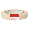 Profi-Malerkrepp 80°, 19mm breit, 50m lang, beige. Kreppband für präzises Abkleben bei Malerarbeiten und Renovierungen, erhältlich bei Abdeckfuchs24.