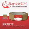 Profikrepp 100 Braun mit imprägniertem Papierträger in fünf Breiten: 19 mm, 25 mm, 30 mm, 38 mm, 50 mm. Ideal für präzise Abdeckarbeiten beim Malern und Lackieren.