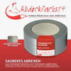 Steinband Plus 150 Mikron mit faserverstärktem Gewebe – Robustes, wasserfestes Gewebeband für sicheres Abkleben, Fixieren und Abdichten auf Baustellen und in Werkstätten.
