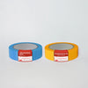 Zwei Klebebänder von Abdeckfuchs24 im Vergleich: Tape Universal Blau und Goldband ECO UV-30, jeweils 30 mm breit und 50 m lang – für verschiedene Anwendungsbereiche im Malerhandwerk