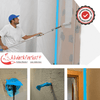 Tape Universal Blau in Anwendung beim Streichen, schützt Türrahmen und Oberflächen, UV-beständig und vielseitig einsetzbar.