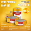 UV90 Premium Profi-Set - Gold-Masker UV-90 + Premium Goldband UV-90 (30 & 25 mm)