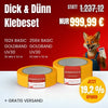 Goldband ECO UV-30 im Bundle-Angebot: 19,20 % Rabatt auf 30 mm und 50 mm Breite, Fuchs-Maskottchen mit Bestellschein.